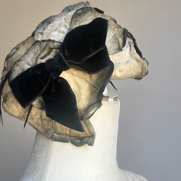 Antique, Vintage Bonnet, Hair Piece,Fascinator, Hair Piece from 1900s main image 5